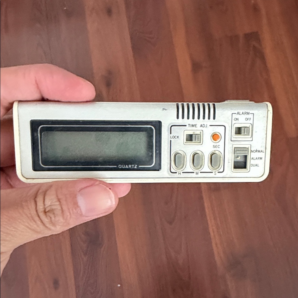 Vintage Silver Digital Voice Recorder